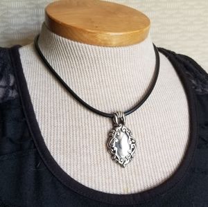 Cookie Lee spoon design pendant necklace.